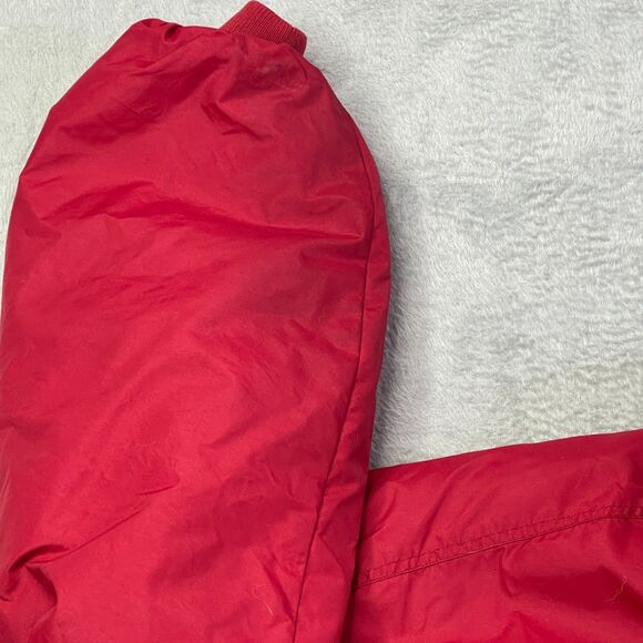 Vintage 90s Patagonia Red Fleece-Lined Bomber Jacket L Made‎ in USA Synchilla - Picture 10 of 14